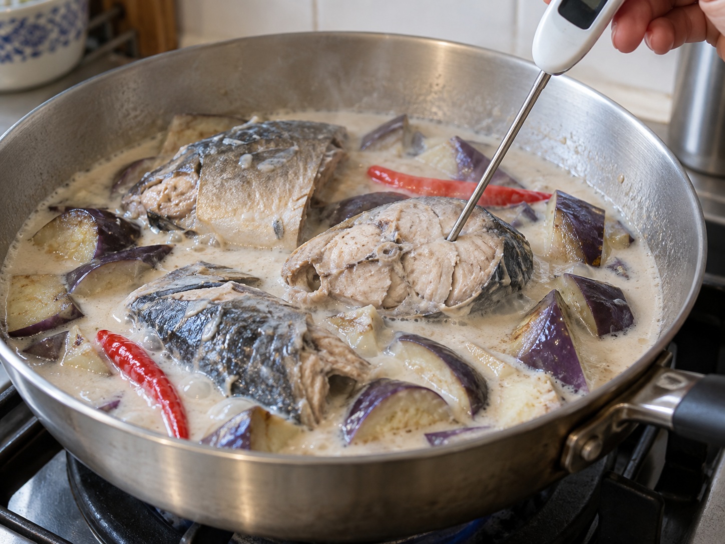 Mackerel sa Gata — Suriin ang luto