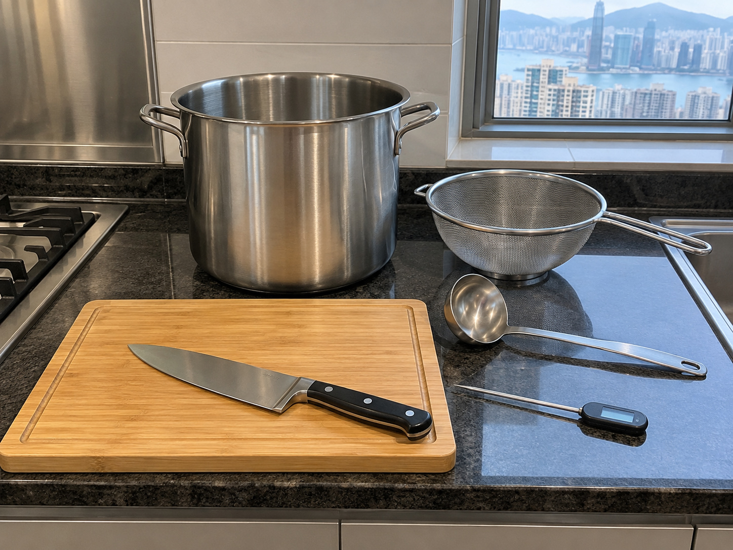 Filipino Kansi Sour Beef Soup — tools