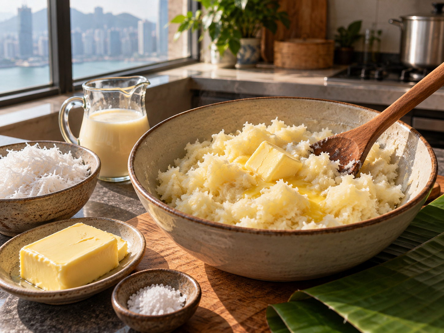 菲律賓木薯椰絲甜蓉 Nilupak — 拌入牛油