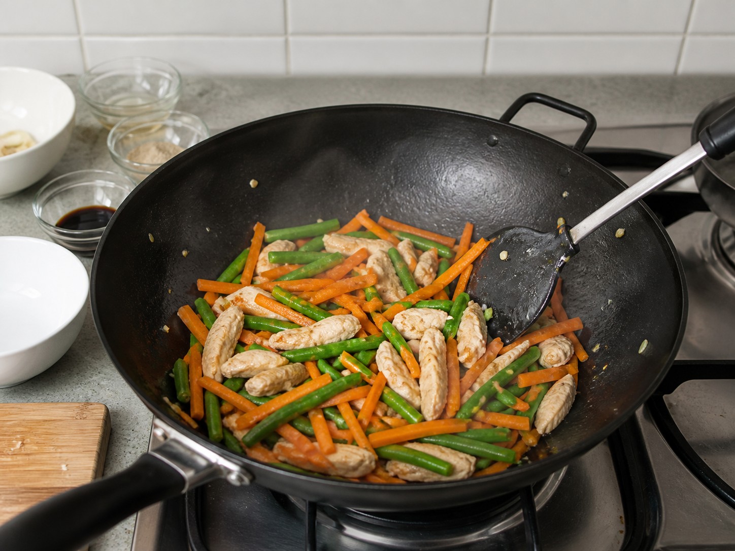 Pancit Bihon Guisado — hakbang 8