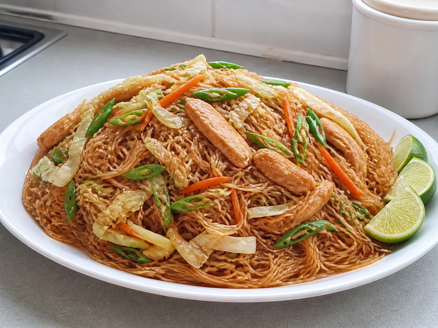 Pancit Bihon Guisado — hakbang 12