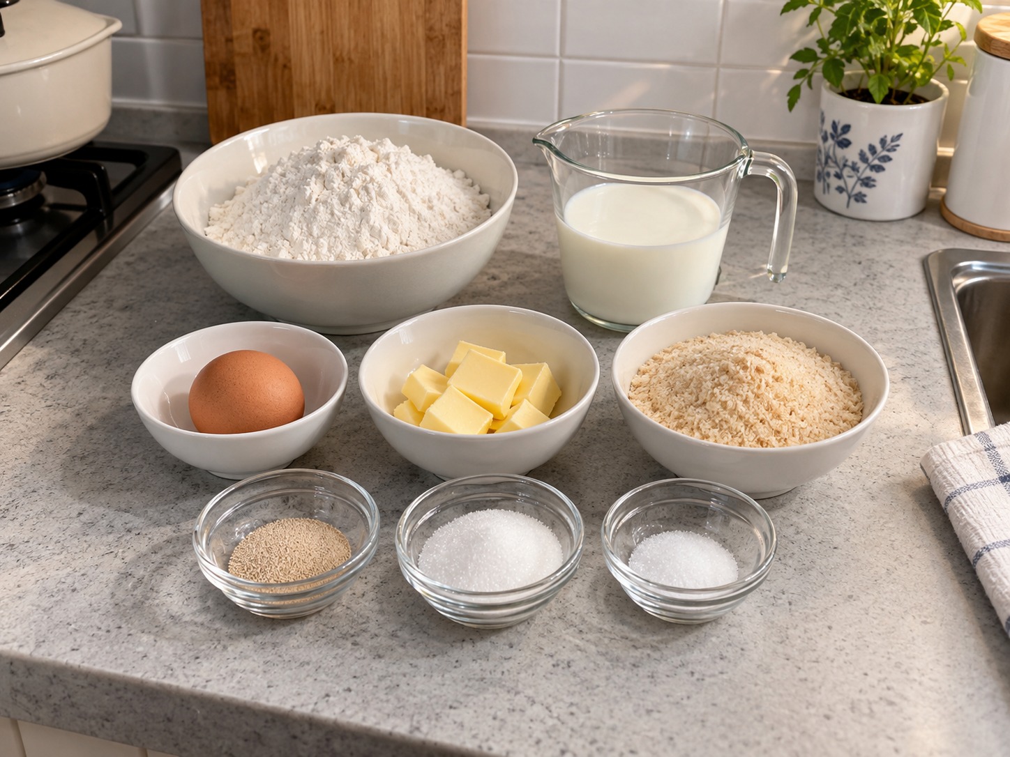 Filipino Pandesal — ingredients
