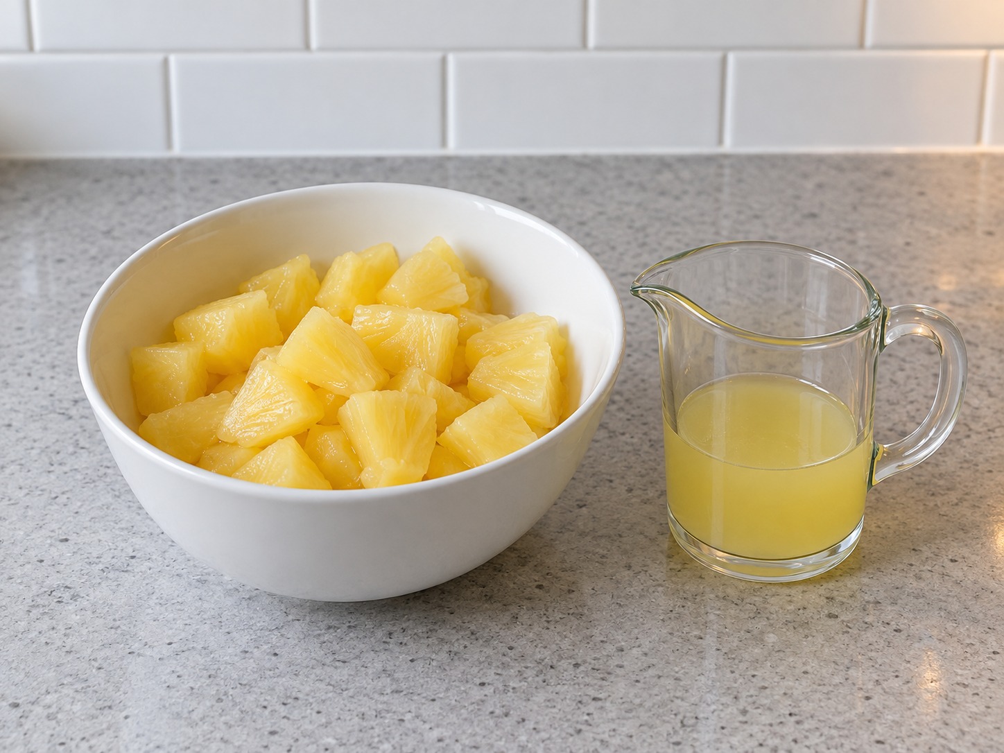 Filipino Pininyahang Manok — Drain pineapple and reserve 100 ml juice