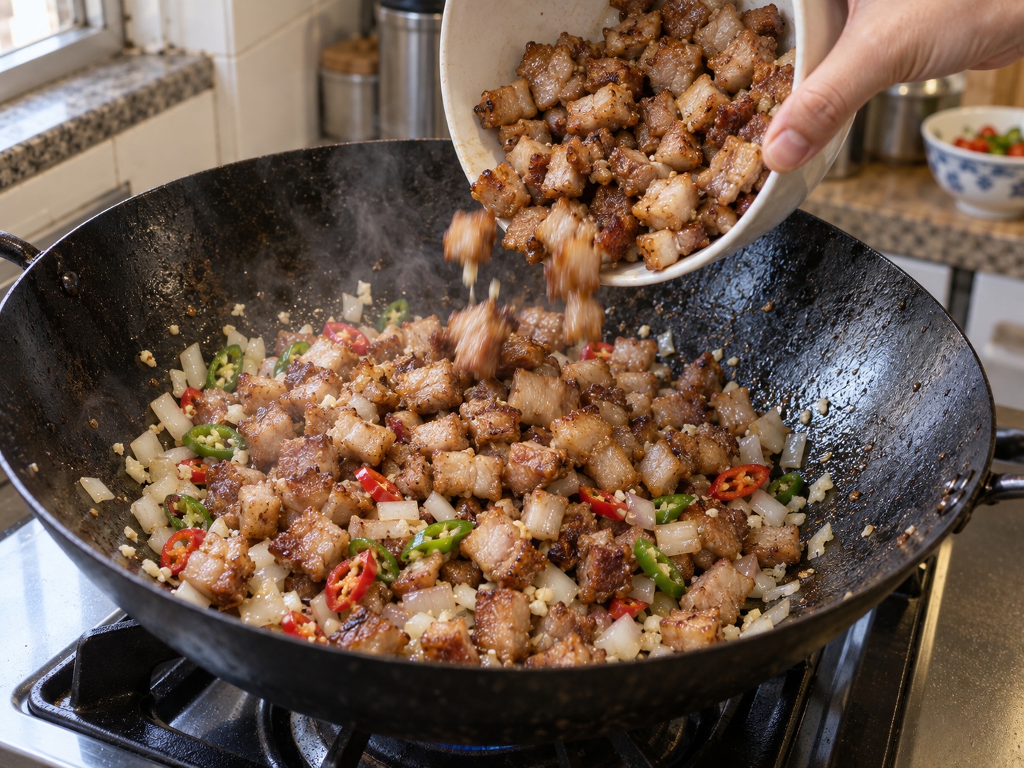 Filipino Pork Sisig — Ibalik at haluin