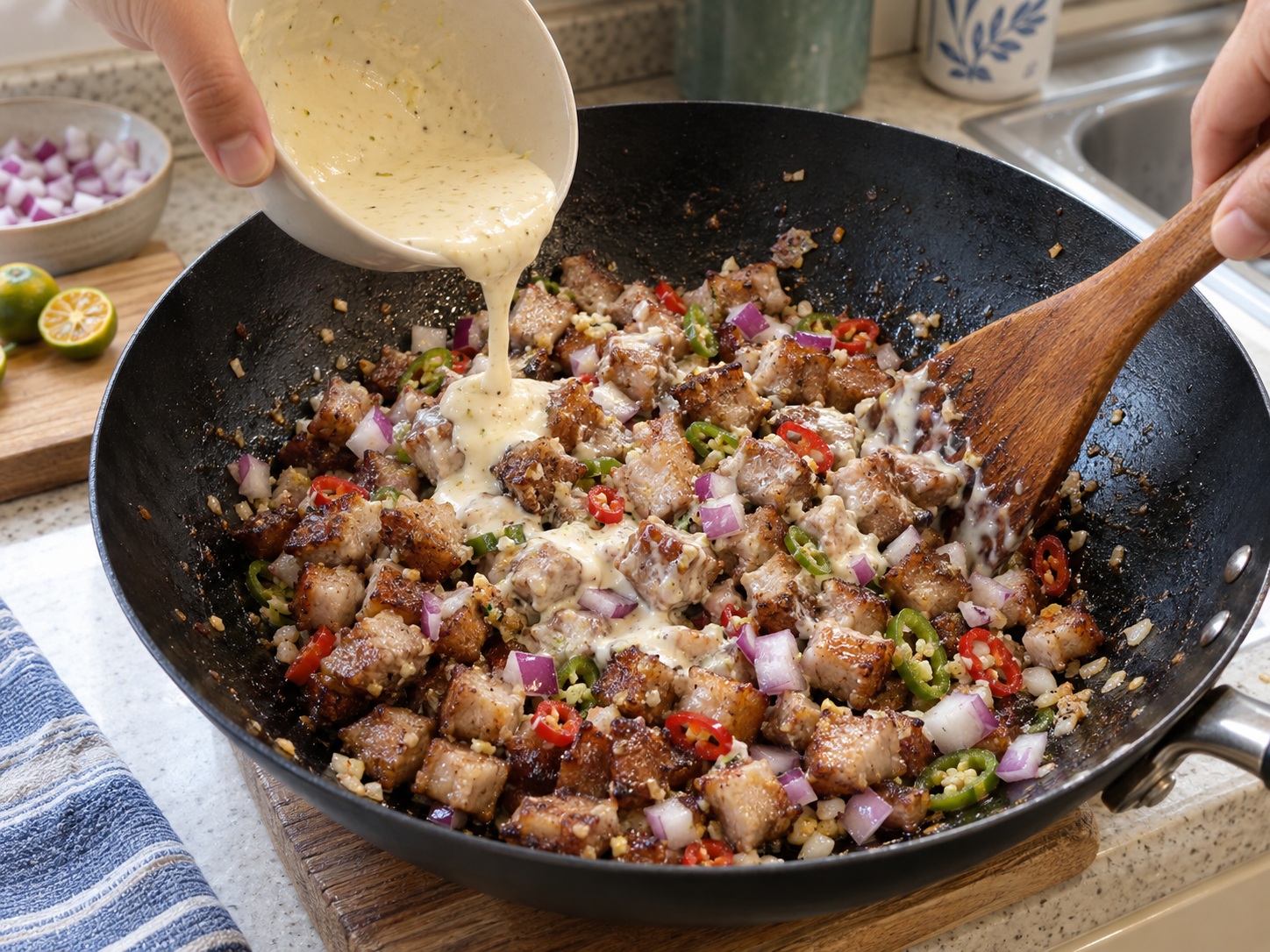 Filipino Pork Sisig — Timplahan nang patay ang apoy