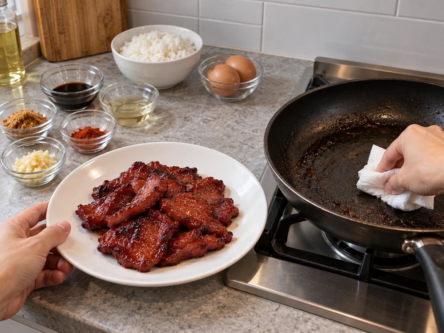 Tocino Babi Silog Filipina — Diamkan tocino