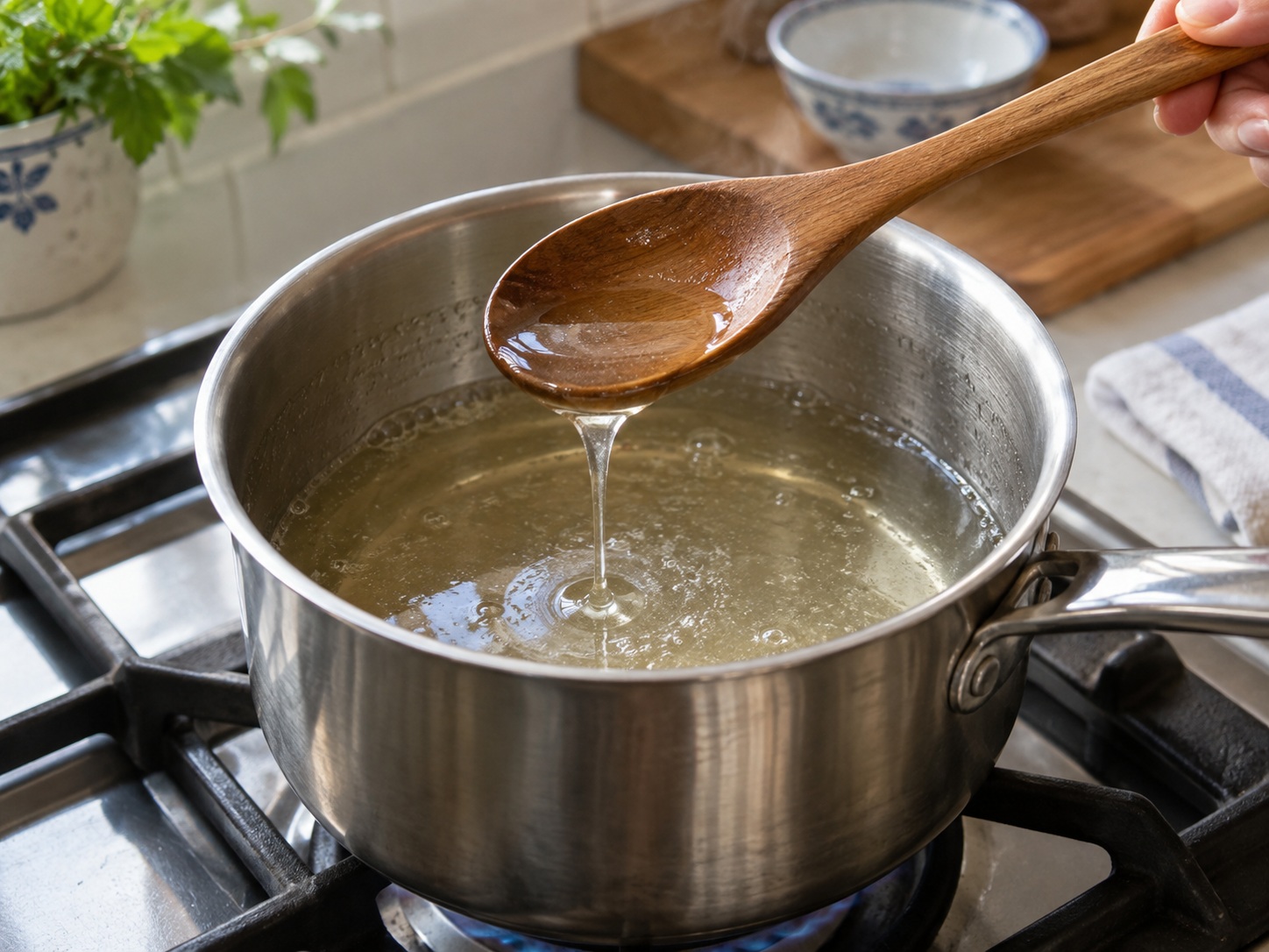 Tahu Sutra dengan Sirup Filipina — Masak arnibal perlahan