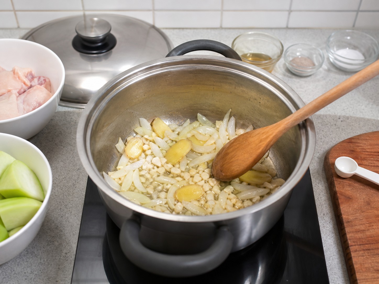 Filipino Tinola Chicken Soup — step 7