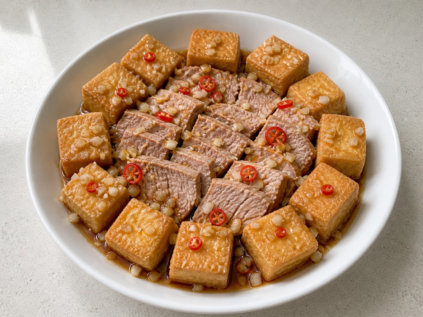 菲律賓酸香豬肉豆腐 — 靜置上桌