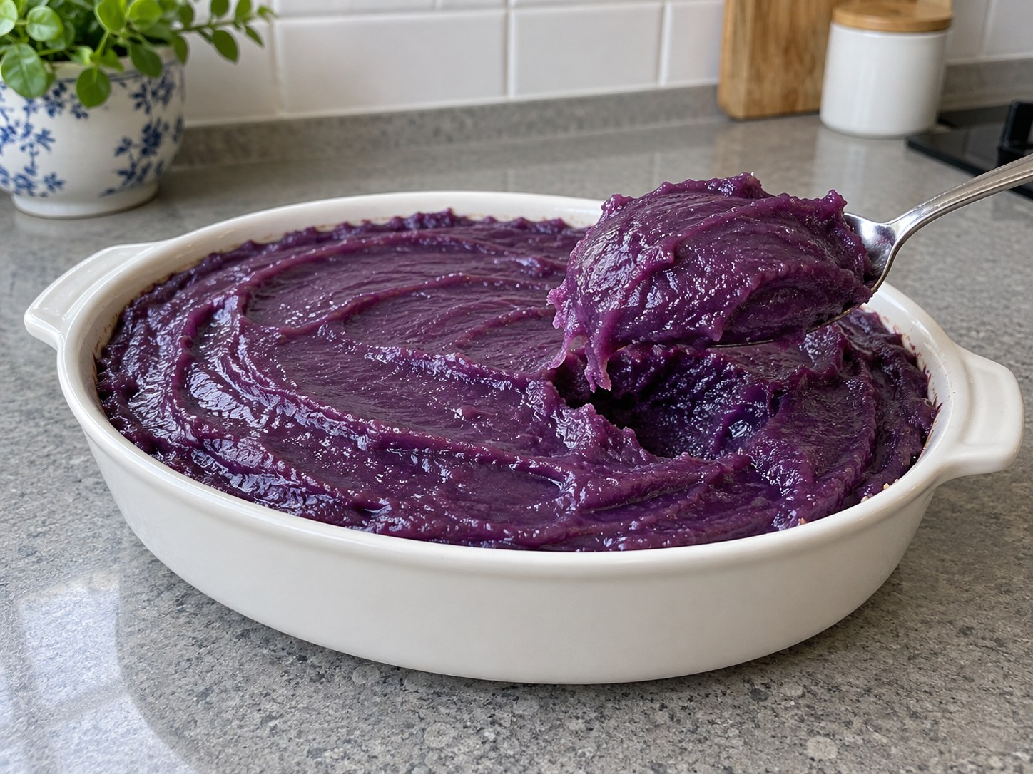 菲律賓紫山藥甜蓉（Ube Halaya） — 完成圖
