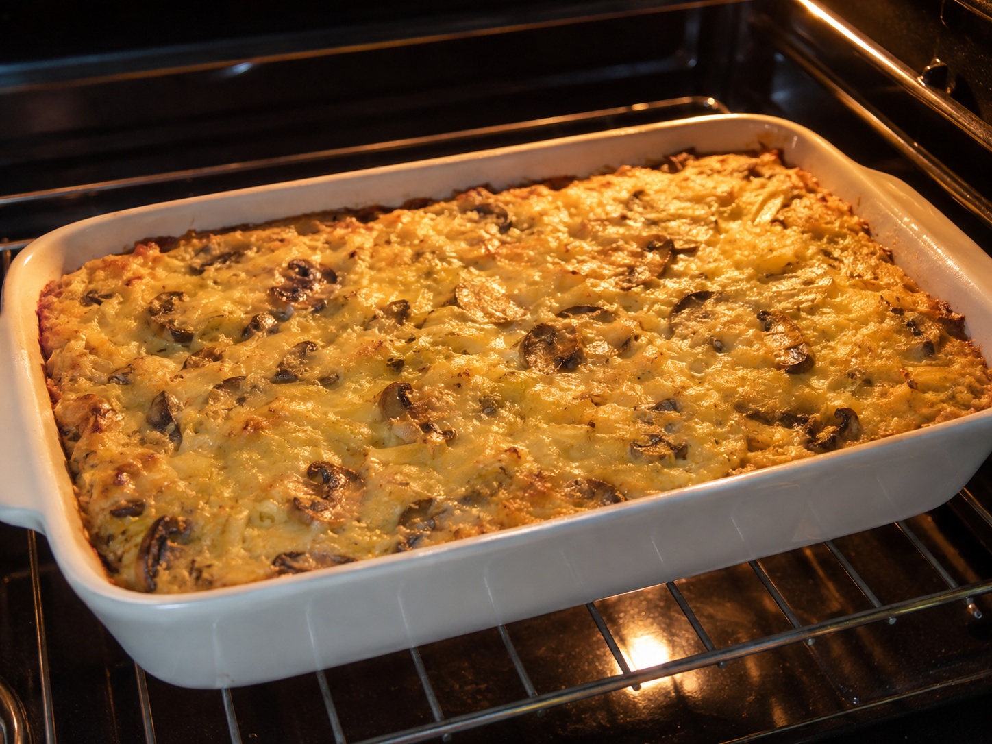 Panggang hingga set dan keemasan: Panggang hingga set dan keemasan. Ikuti takaran dan urutan resep; pastikan kondisi bahan sesuai tahap yang ditunjukkan sebelum lanjut.