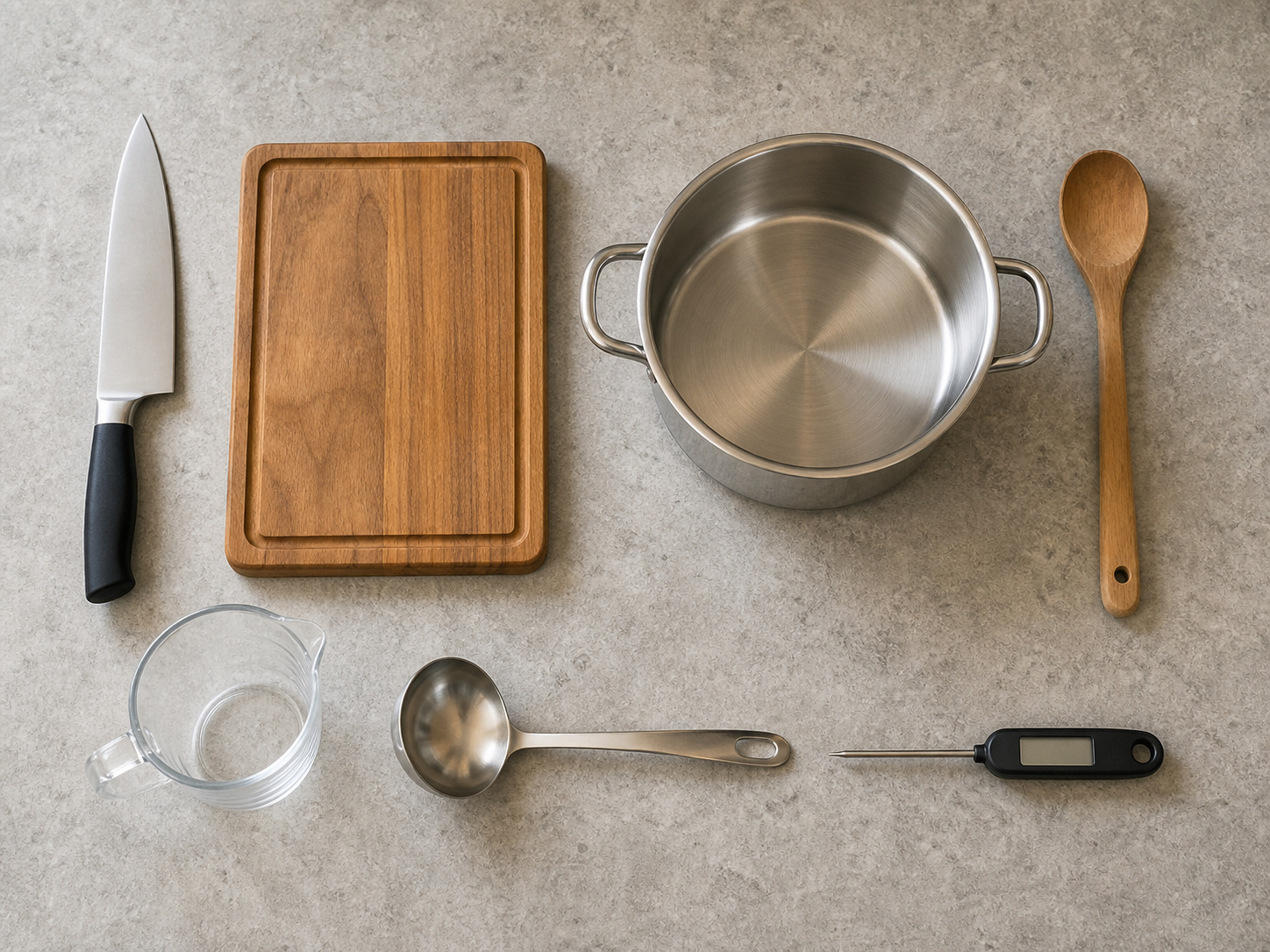 Finnish Salmon, Potato and Dill Soup — tools overview