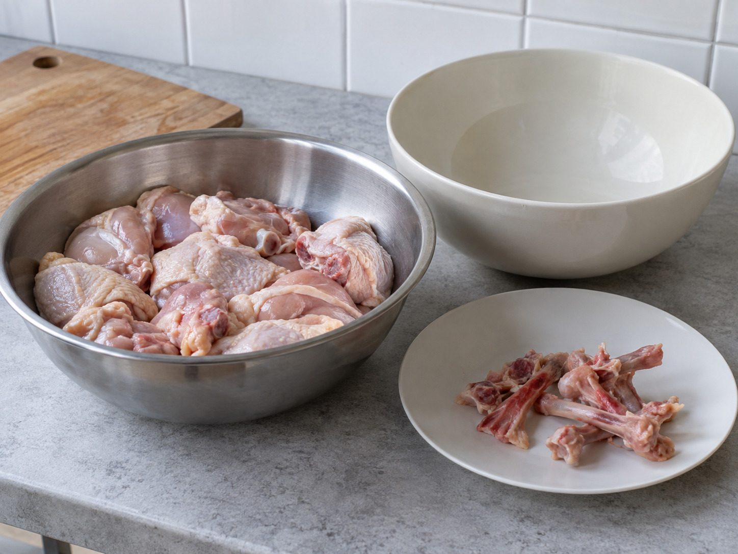 Fujian Red Rice Wine Lees Chicken Soup — Check chicken pieces