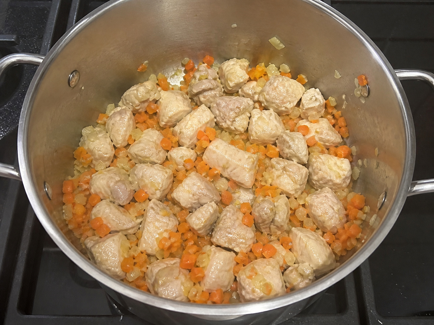 希臘檸檬蛋花雞肉飯湯 — 加入雞肉
