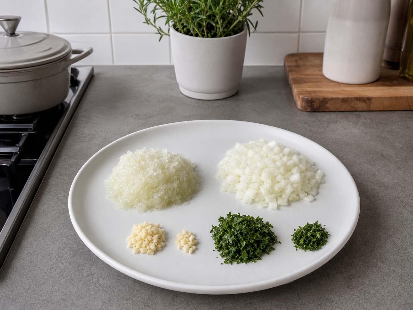 Greek Lamb Meatball and Orzo Soup — Prepare aromatics