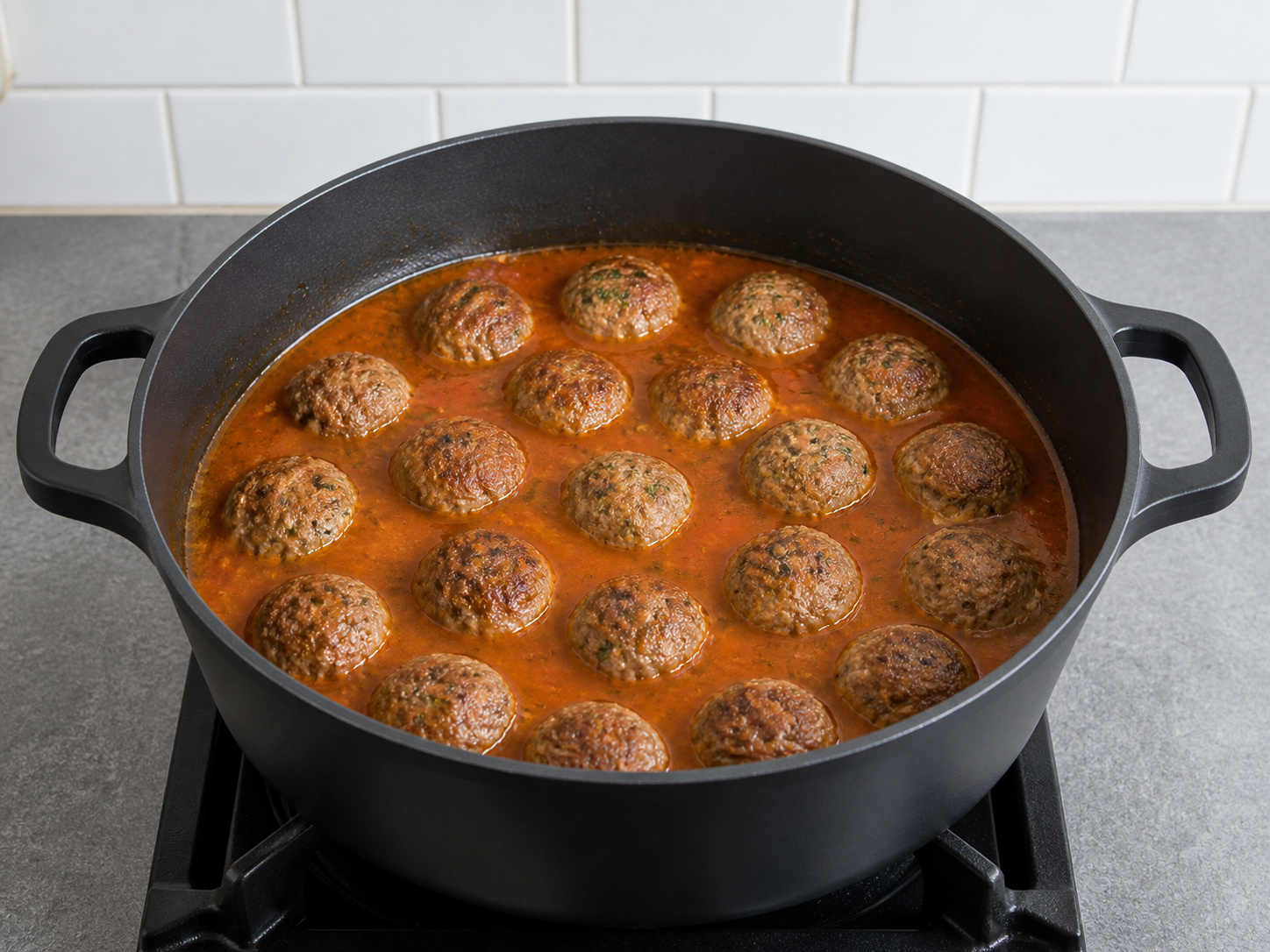 Greek Lamb Meatball and Orzo Soup — Return the meatballs
