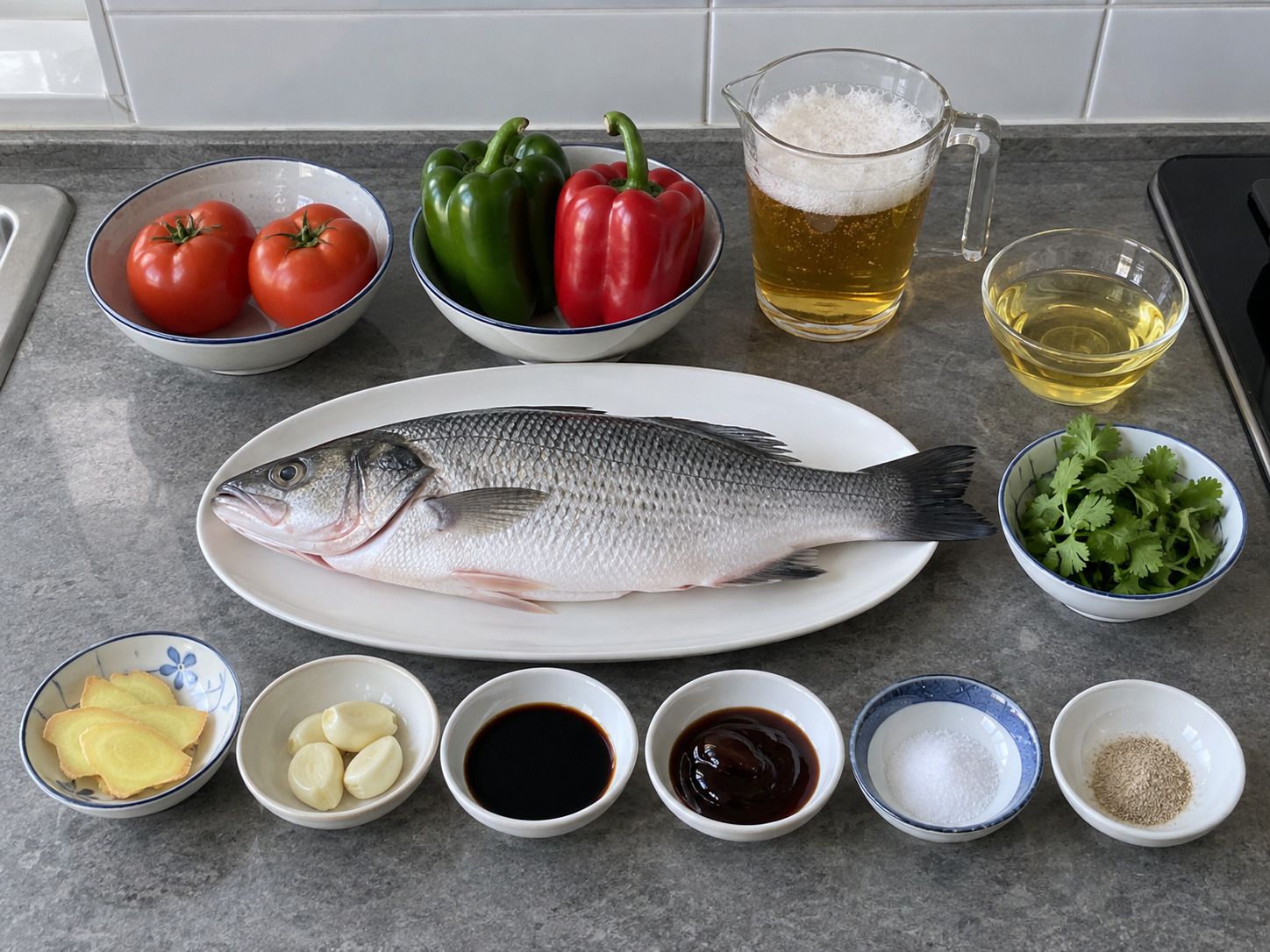 Ikan Bir Guilin — bahan