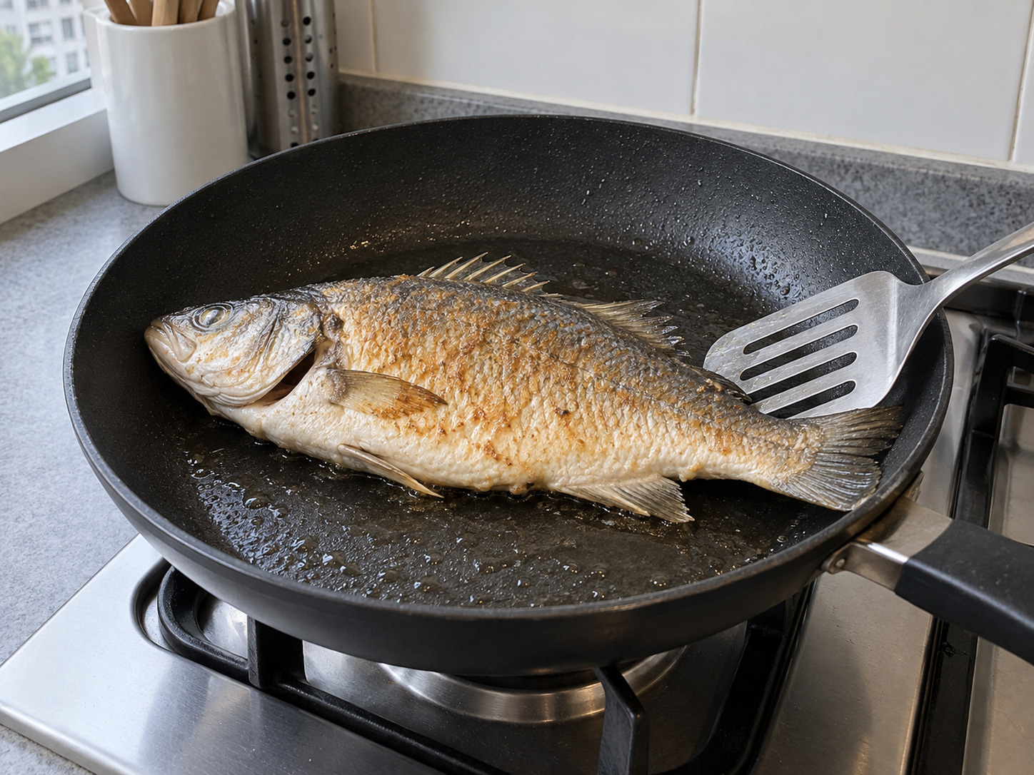 Ikan Bir Guilin — Balik dan goreng