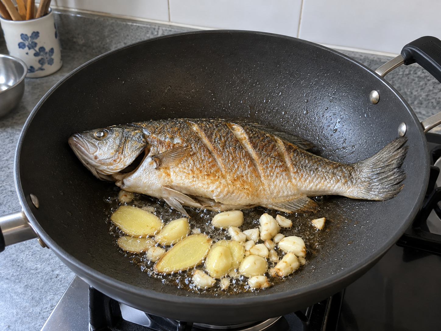 Ikan Bir Guilin — Tumis aromatik