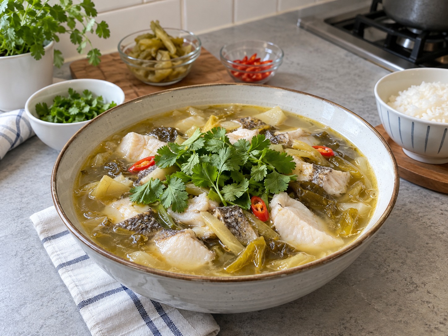 貴州凱里酸湯魚 — 完成圖