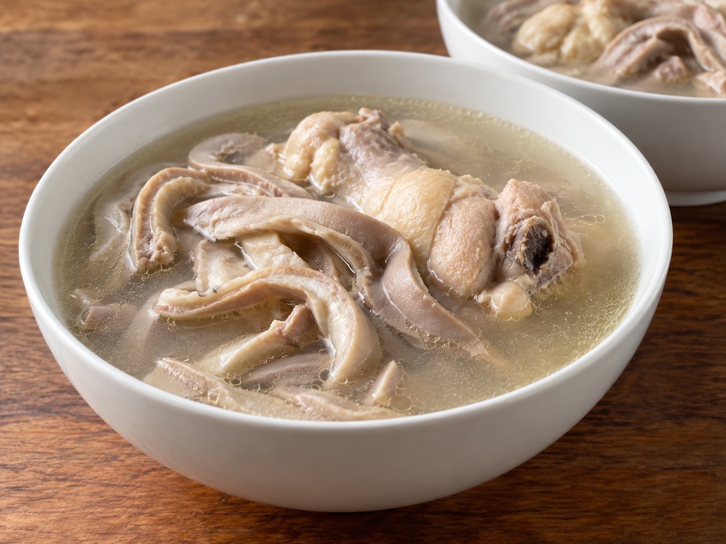 Hakka Pork Tripe and Chicken Soup — finished dish