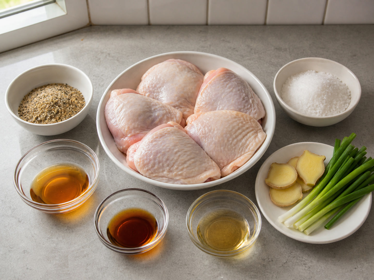 Hita ng Manok na Niluto sa Asin ala Hakka complete ingredient overview
