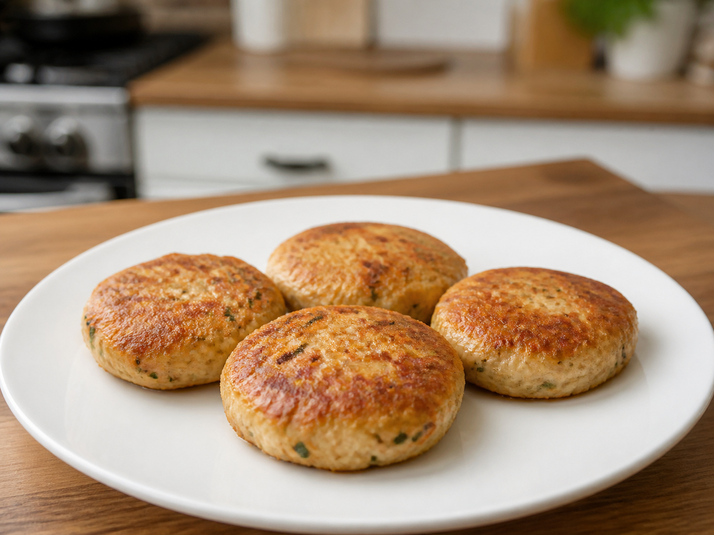 Herb Chicken Burgers with Tomato Relish — Rest the patties