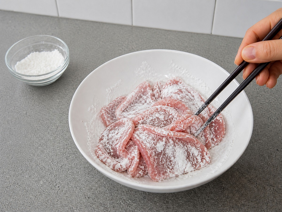 港式焗豬扒飯 — 步驟2：拌勻配料