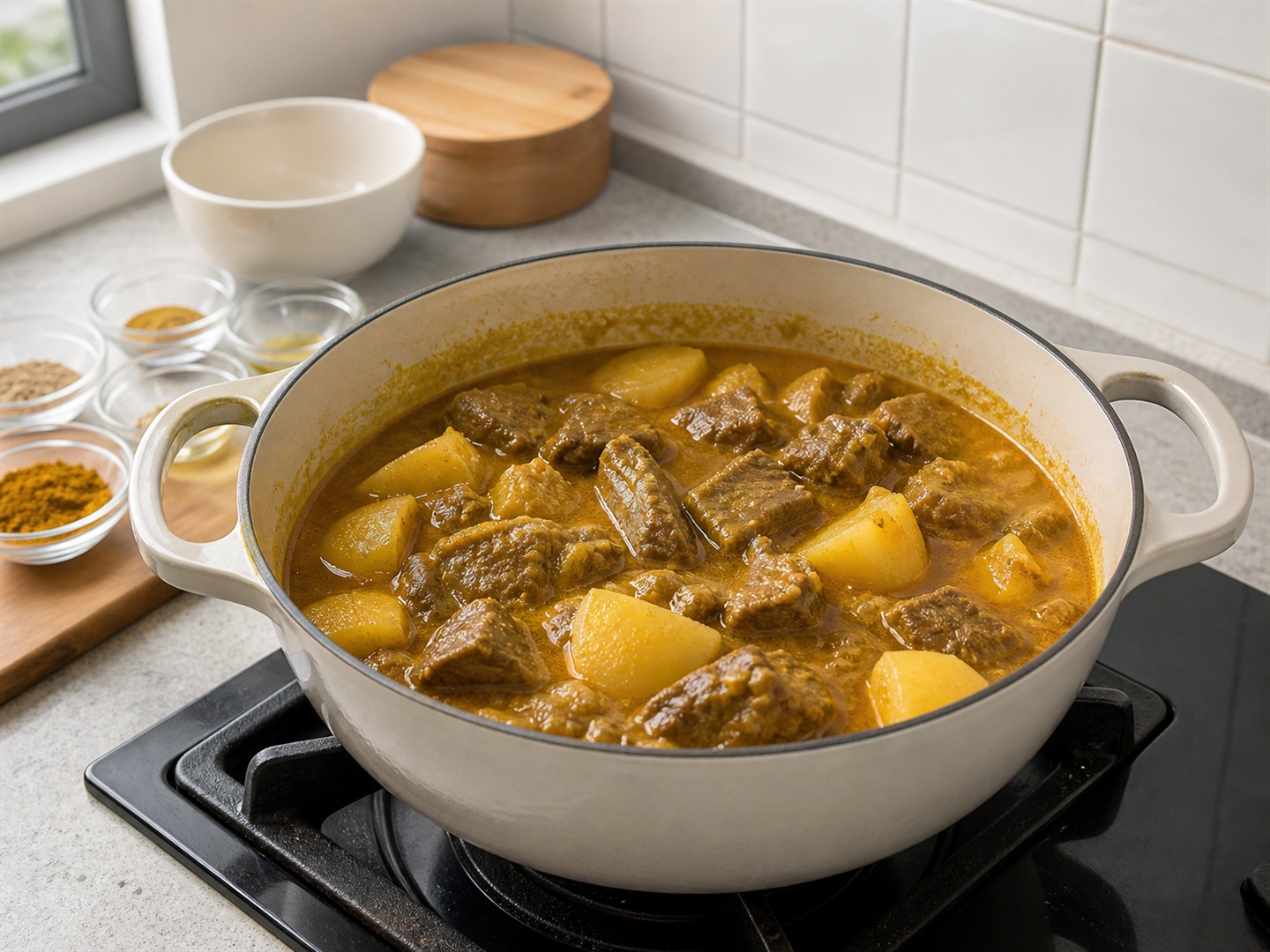 Hong Kong-style Curry Beef Brisket — Lutuin ang patatas