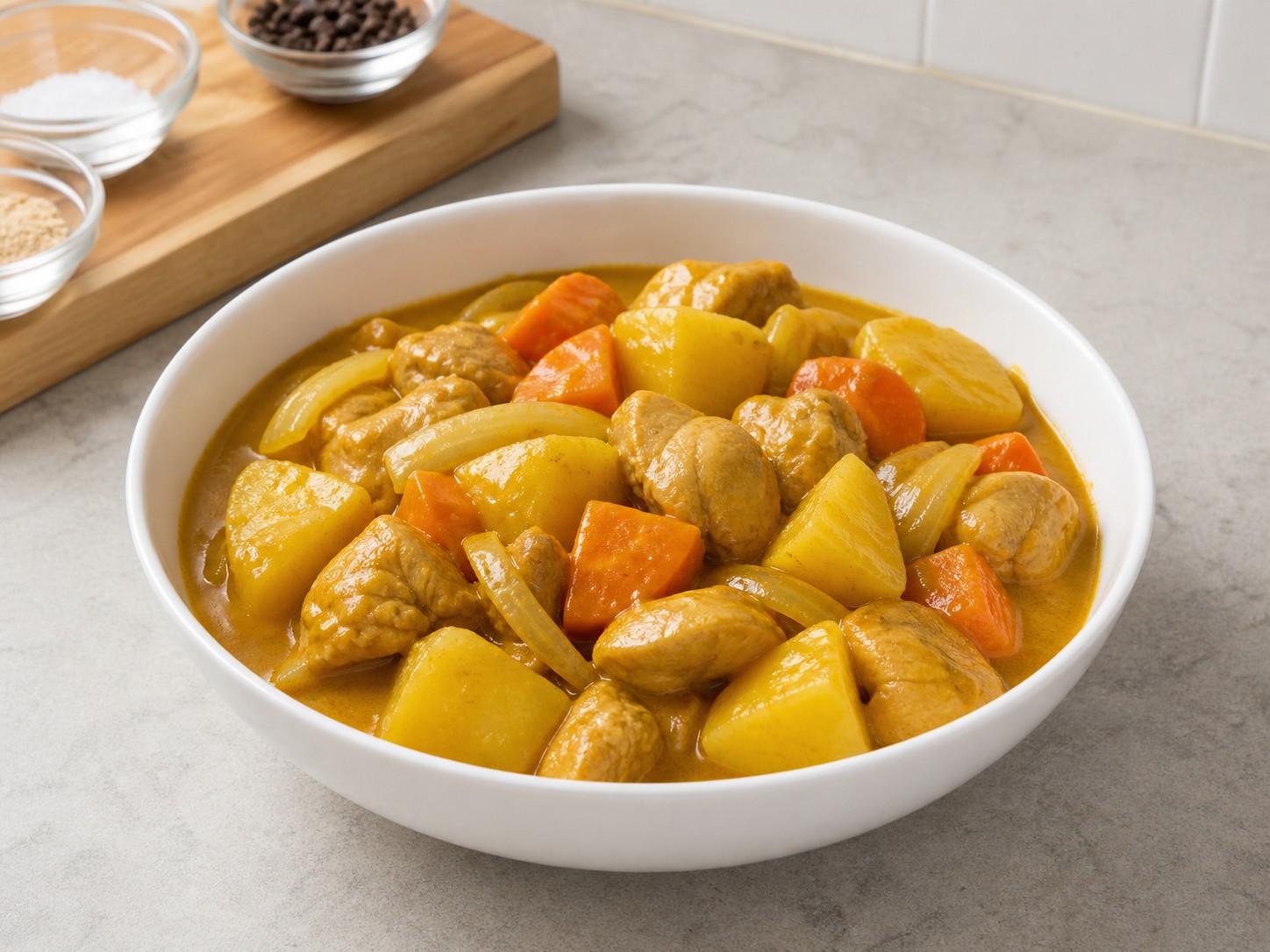 港式咖喱薯仔雞完成圖|Hong Kong-style Curry Chicken with Potatoes