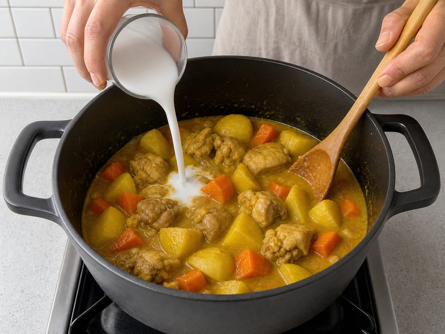 Hong Kong-style Curry Chicken with Potatoes — step 11