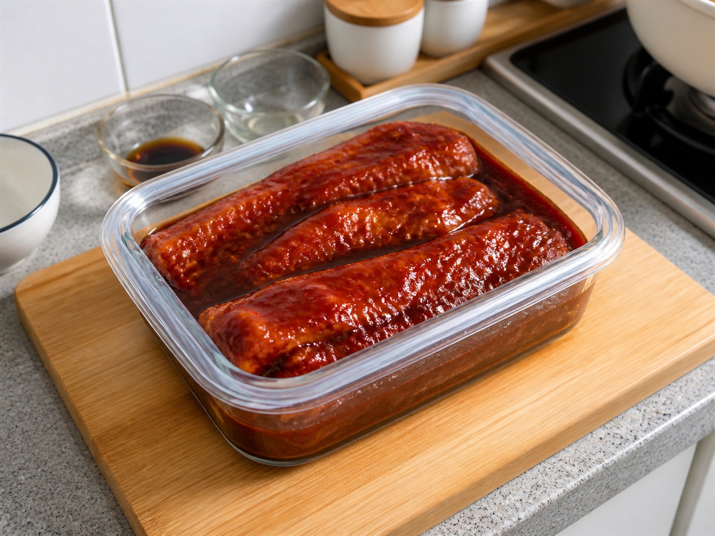 港式蜜汁叉燒 — 冷藏醃豬肉