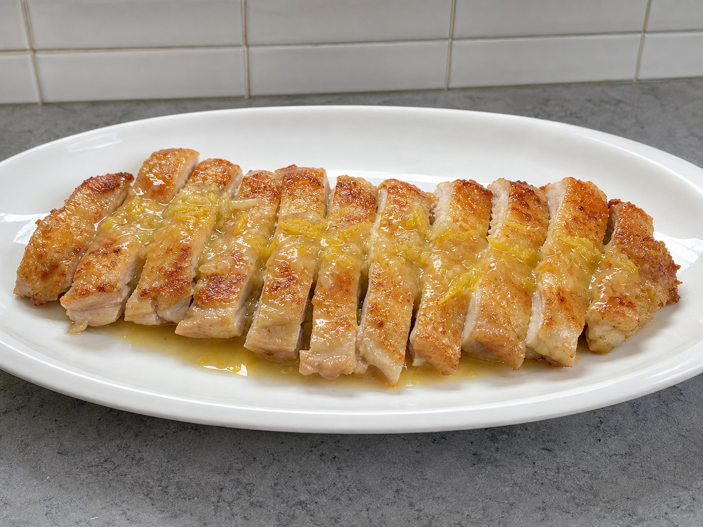 港式西檸雞完成圖｜Hong Kong-style Lemon Chicken