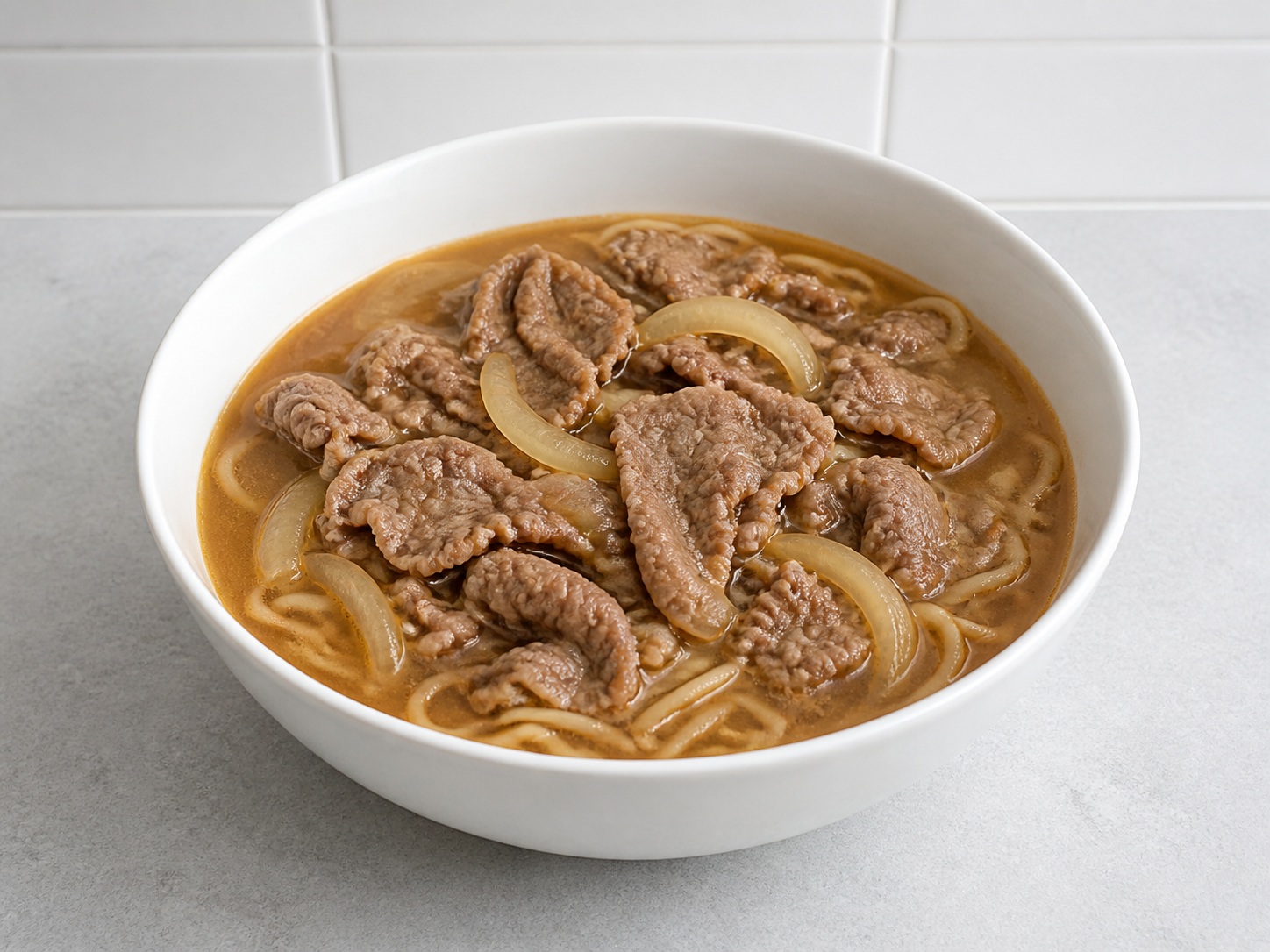 港式沙嗲牛肉麵 — 完成菜式