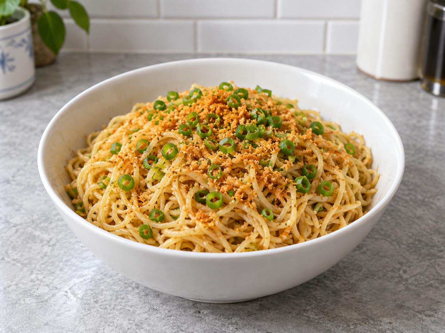 蝦籽撈麵 — 完成圖