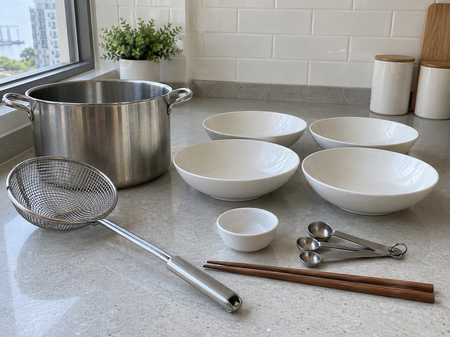 蝦籽撈麵 — 工具