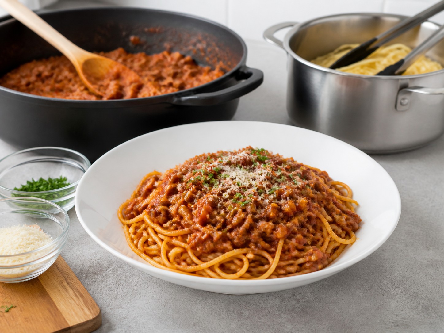 港式番茄肉醬意粉完成圖|Hong Kong-style Spaghetti Bolognese