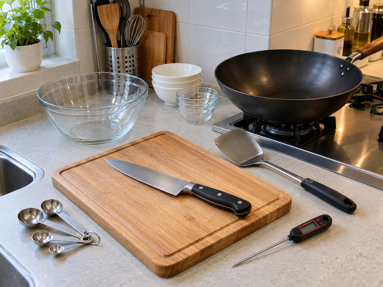 Hong Kong Tomato Sauce Prawns — tools