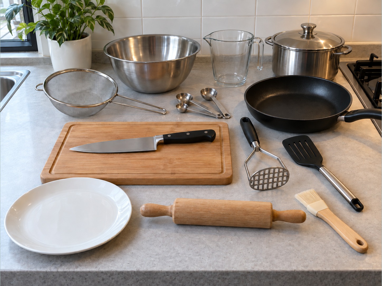 Indian Aloo Paratha — tools