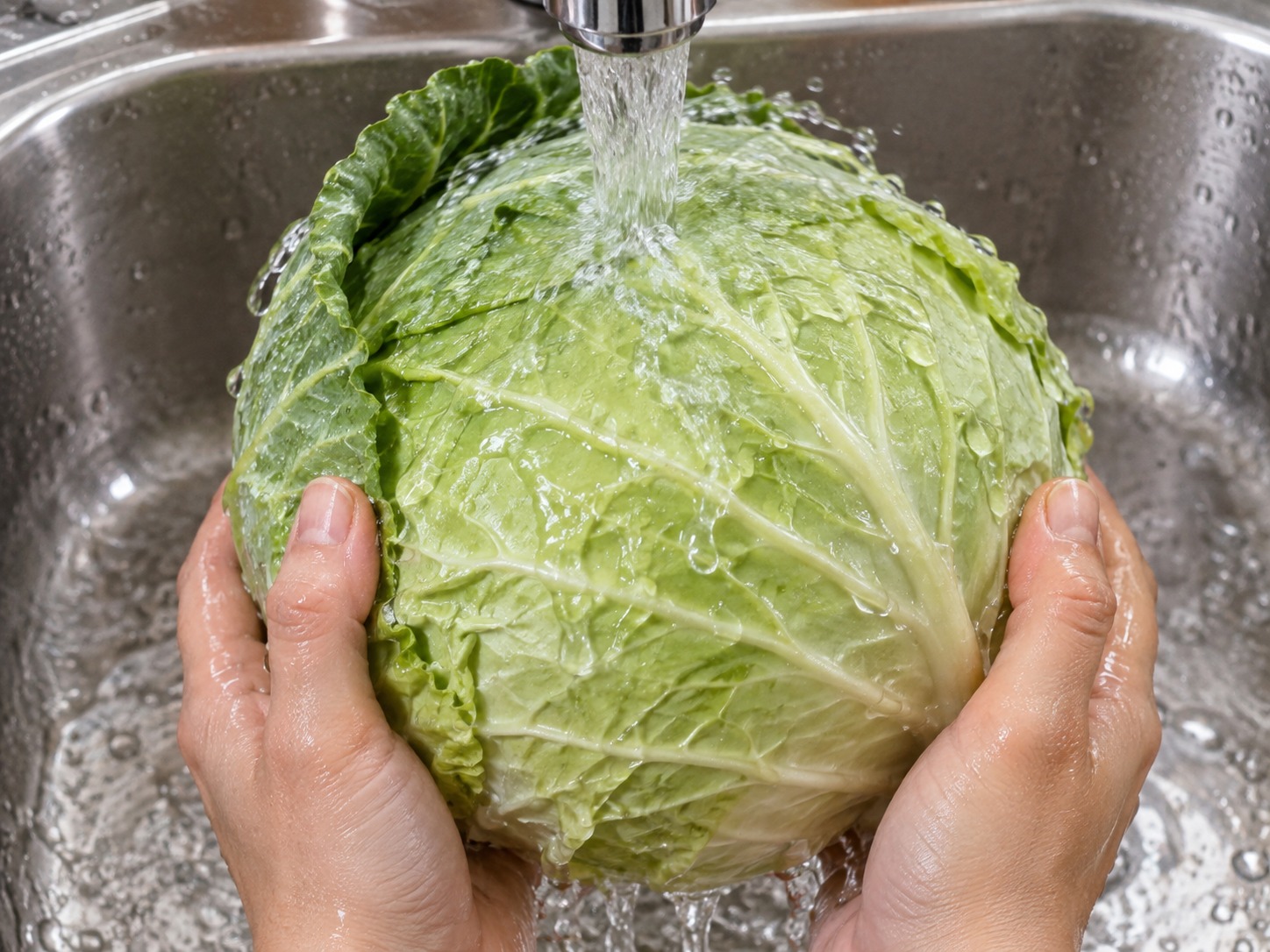 印度椰菜青豆乾咖喱 — 洗椰菜