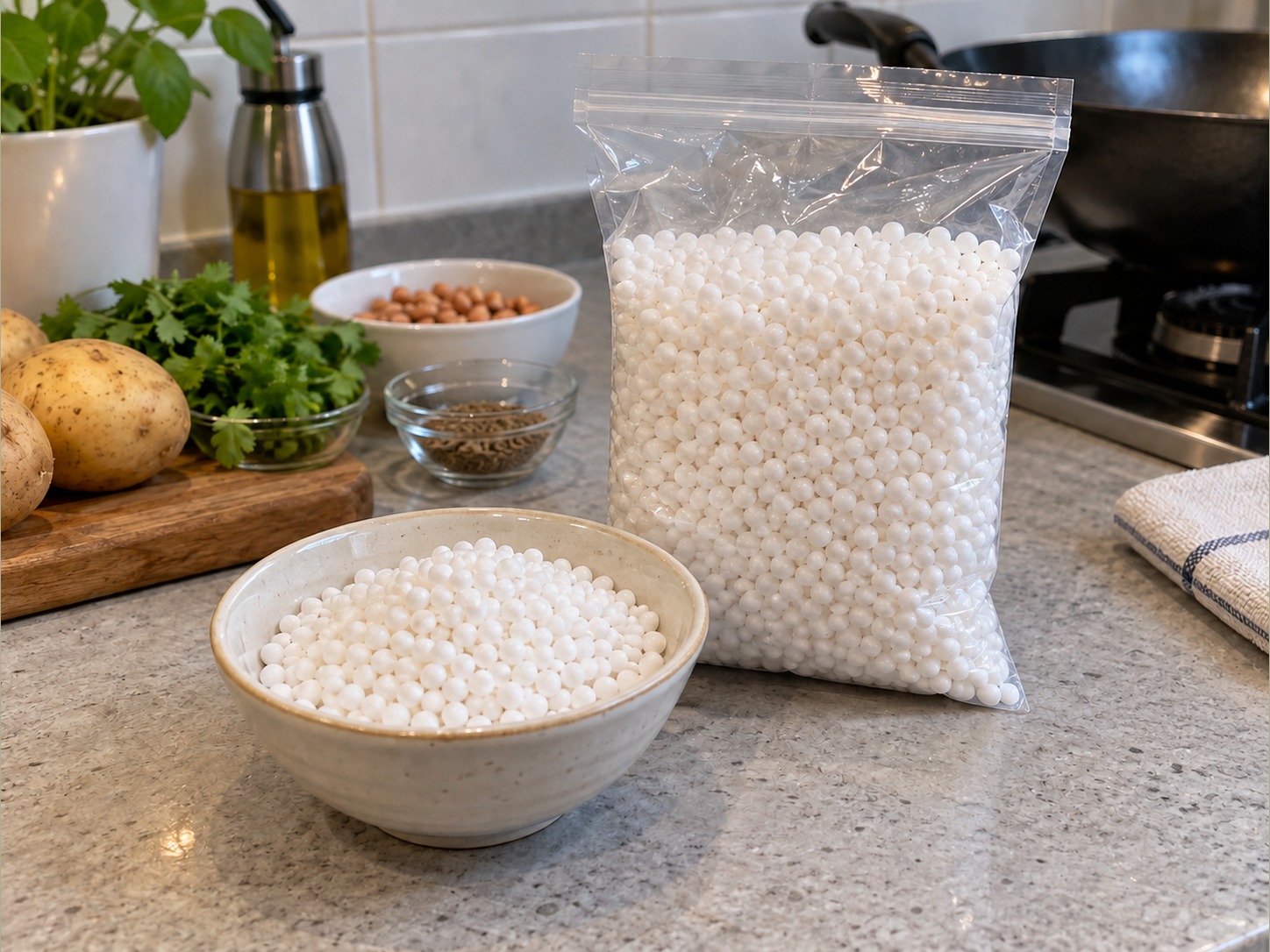 Indian Sabudana Khichdi — Choose sabudana intended for soaking and frying; check pack