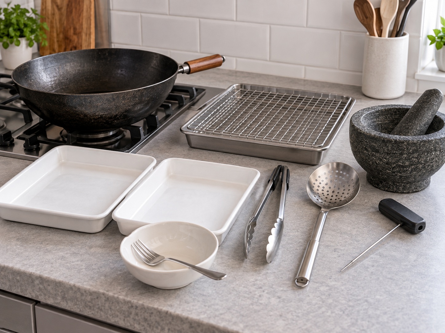 Indonesian Ayam Geprek Chicken — tools