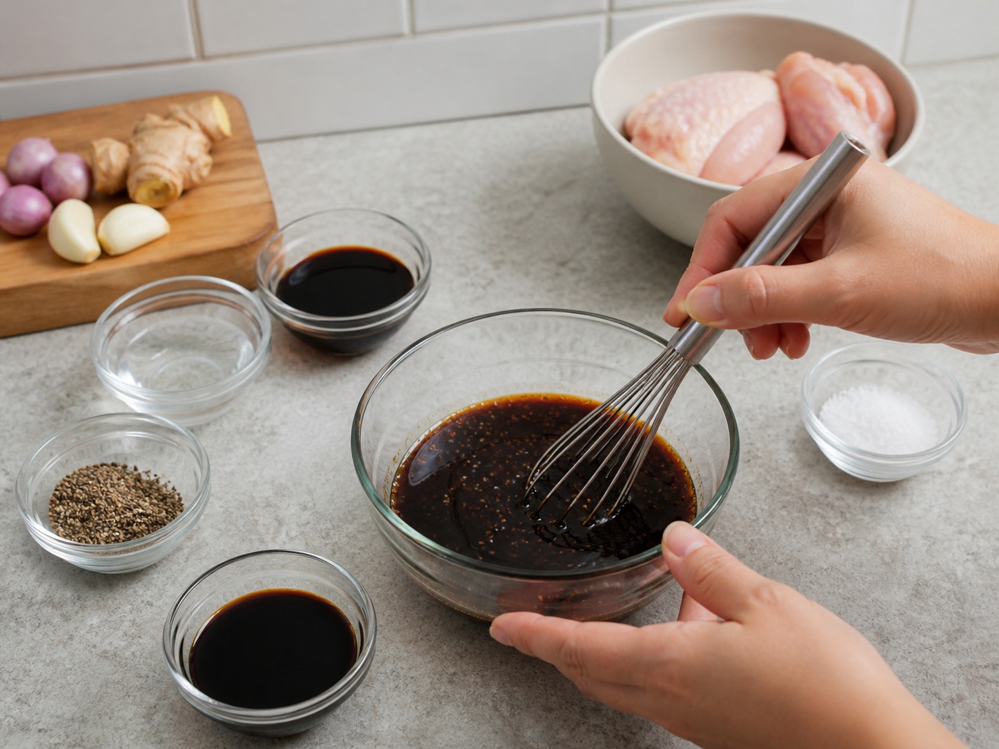 Indonesian Ayam Kecap — hakbang 4