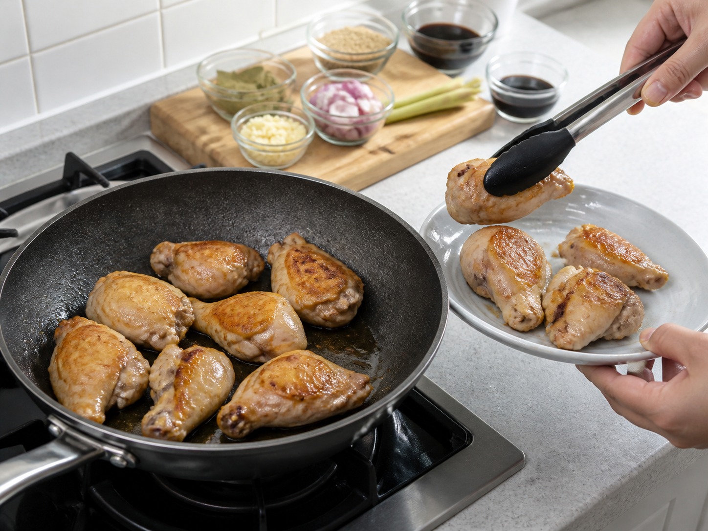 Indonesian Ayam Kecap — hakbang 6