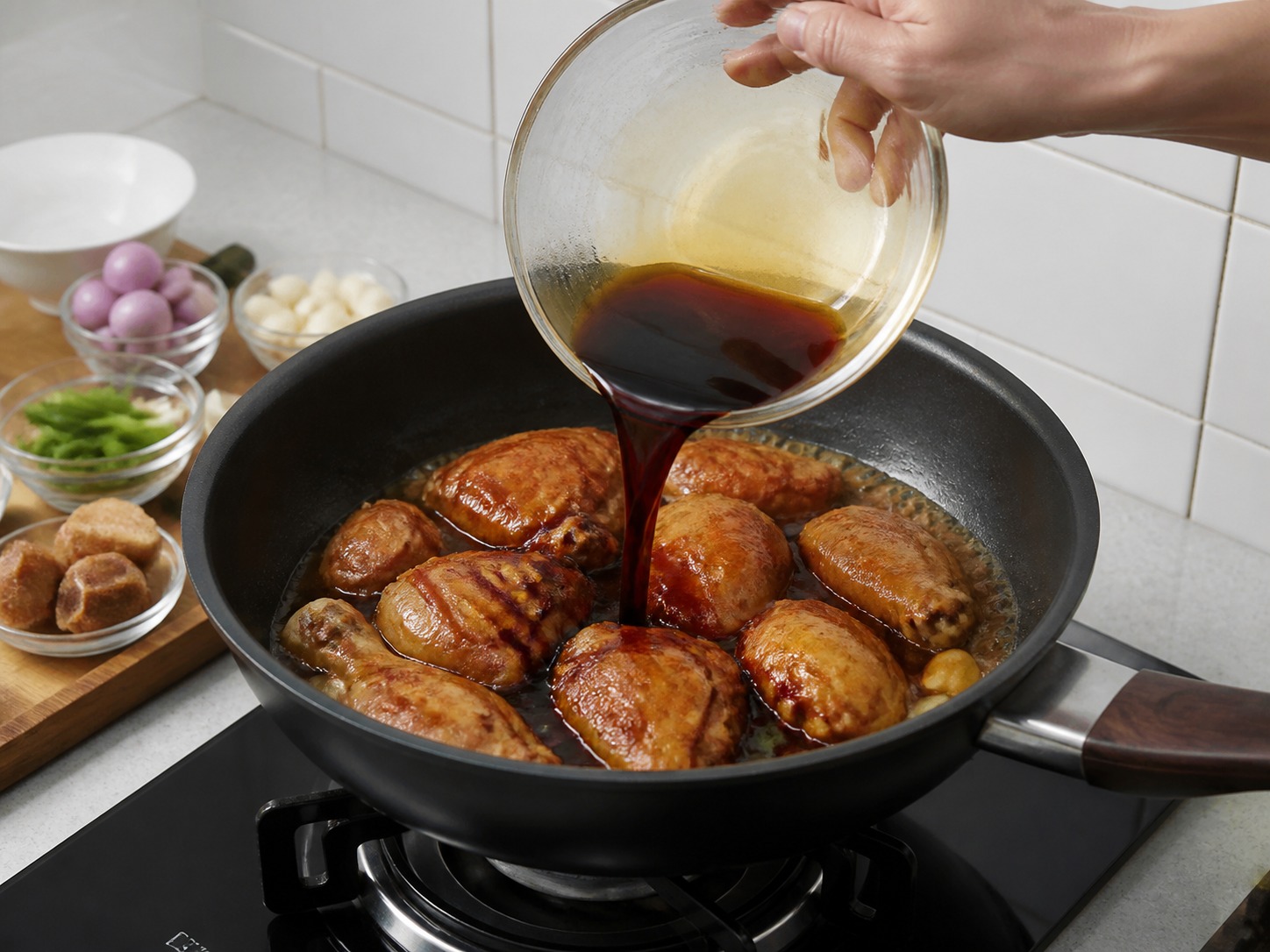 Indonesian Ayam Kecap — hakbang 8