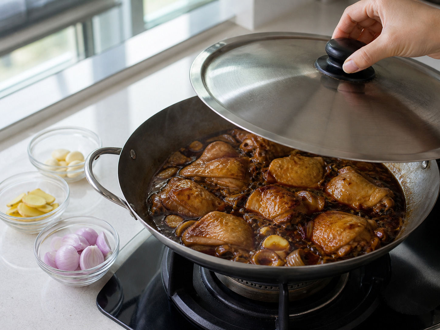 Indonesian Ayam Kecap — hakbang 9