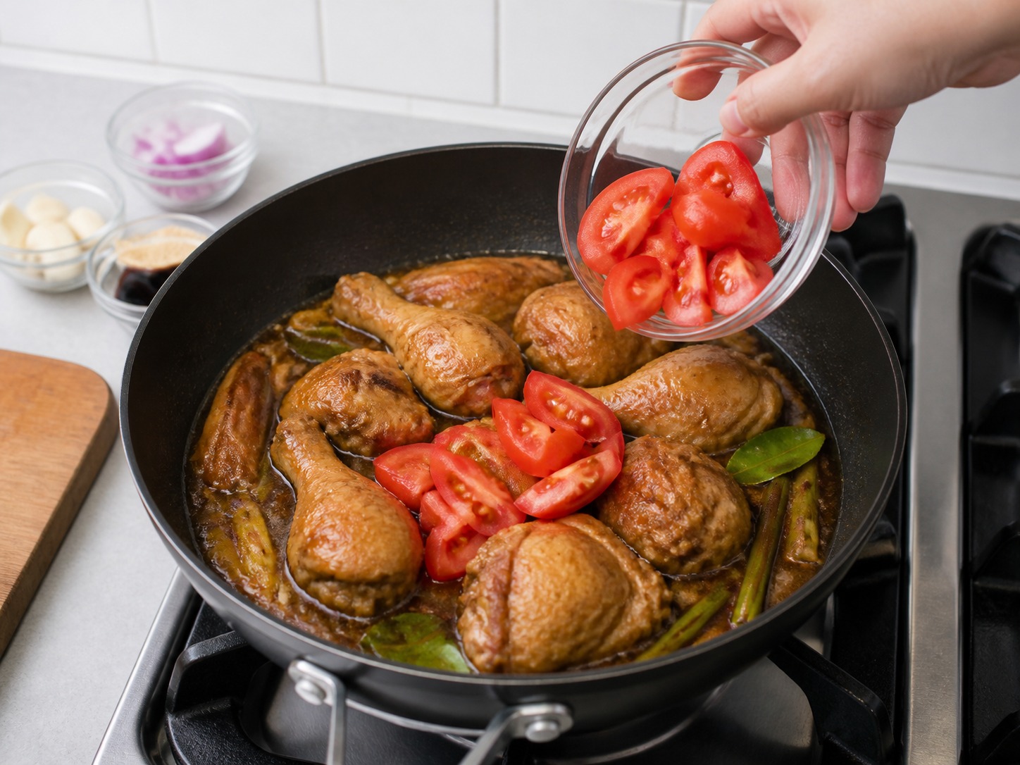 Indonesian Ayam Kecap — hakbang 10
