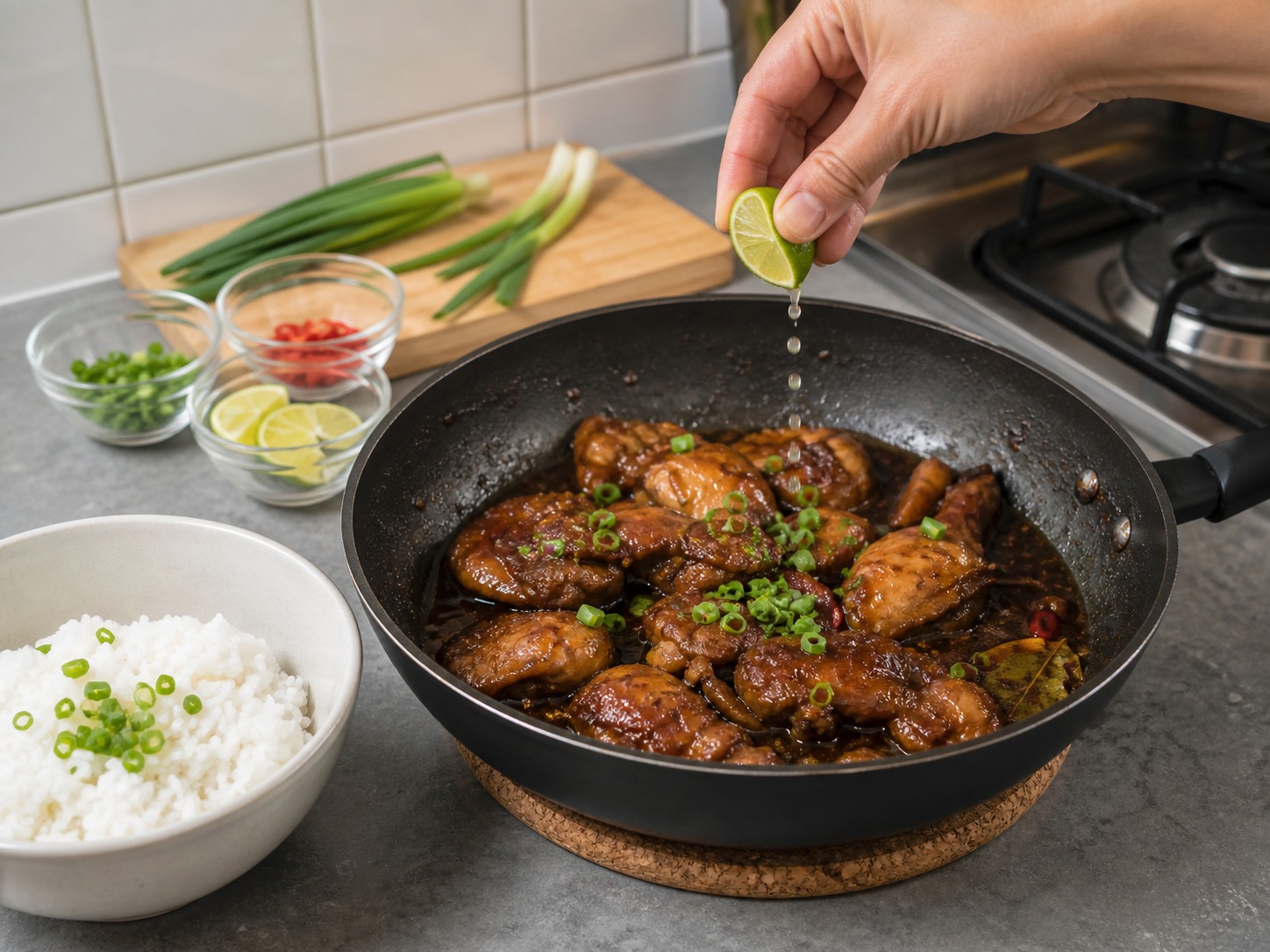Indonesian Ayam Kecap — hakbang 12