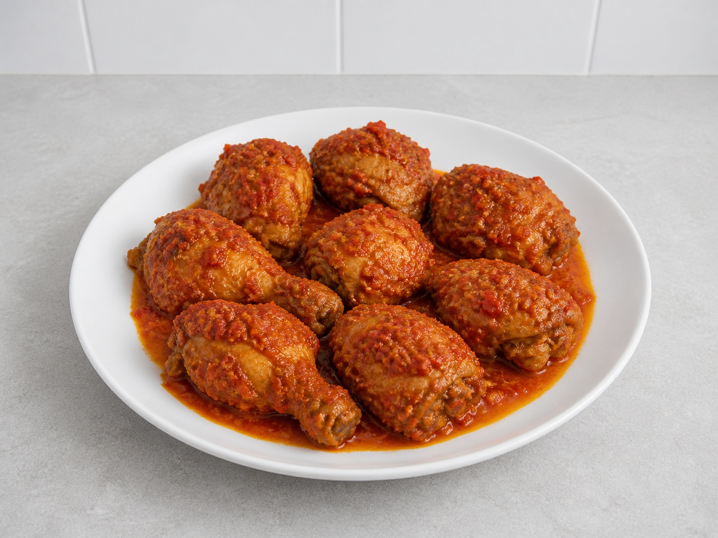 Indonesian Rica-Rica Chicken — finished dish