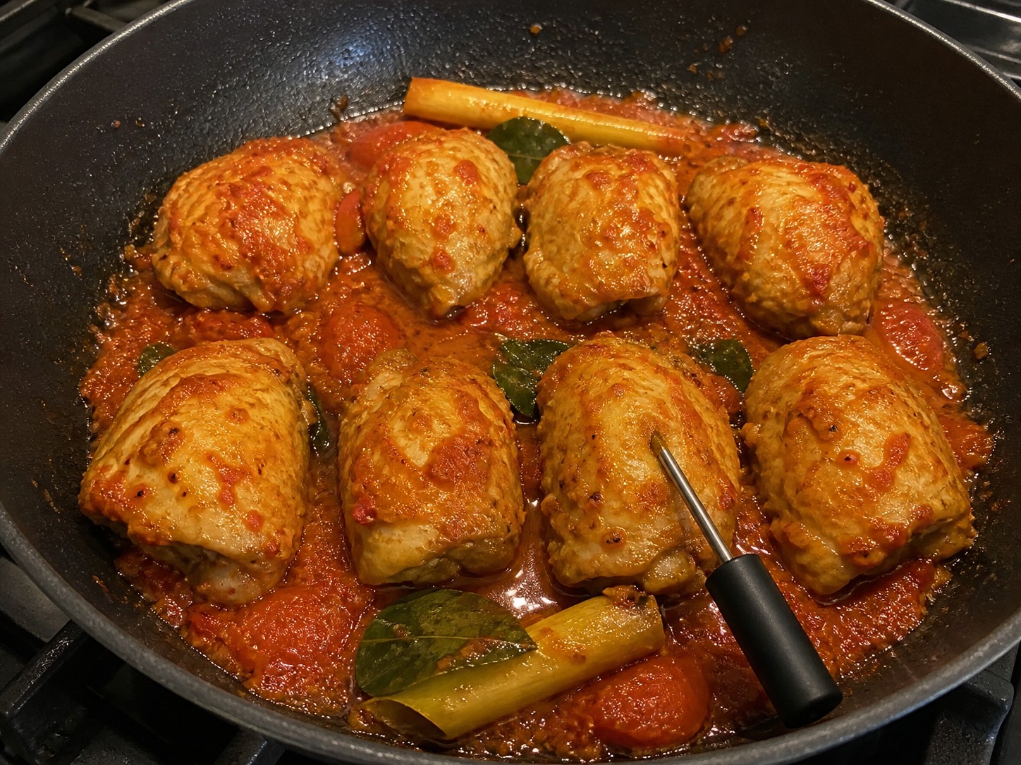 Indonesian Rica-Rica Chicken — Reduce to 75°C